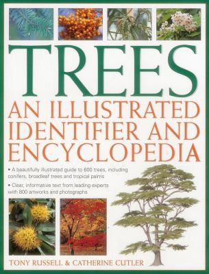 Trees: An Illustrated Identifier And Encyclopedia: A Beautifully Illustrated Guide To 600 Trees, Including Conifers, Broadleaf Trees And Tropical Palms Russell, Tony and Cutler, Catherine