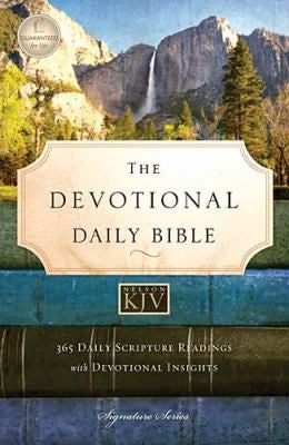The Devotional Daily Bible: King James Version Thomas Nelson Publishers