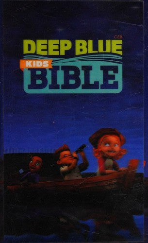 CEB Deep Blue Kids Bible 3D Hardcover Common English Bible