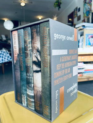 ✨COMPLETE ORWELL Folio Society Set!! 1984 + Burmese Days — With Illustrations!✨