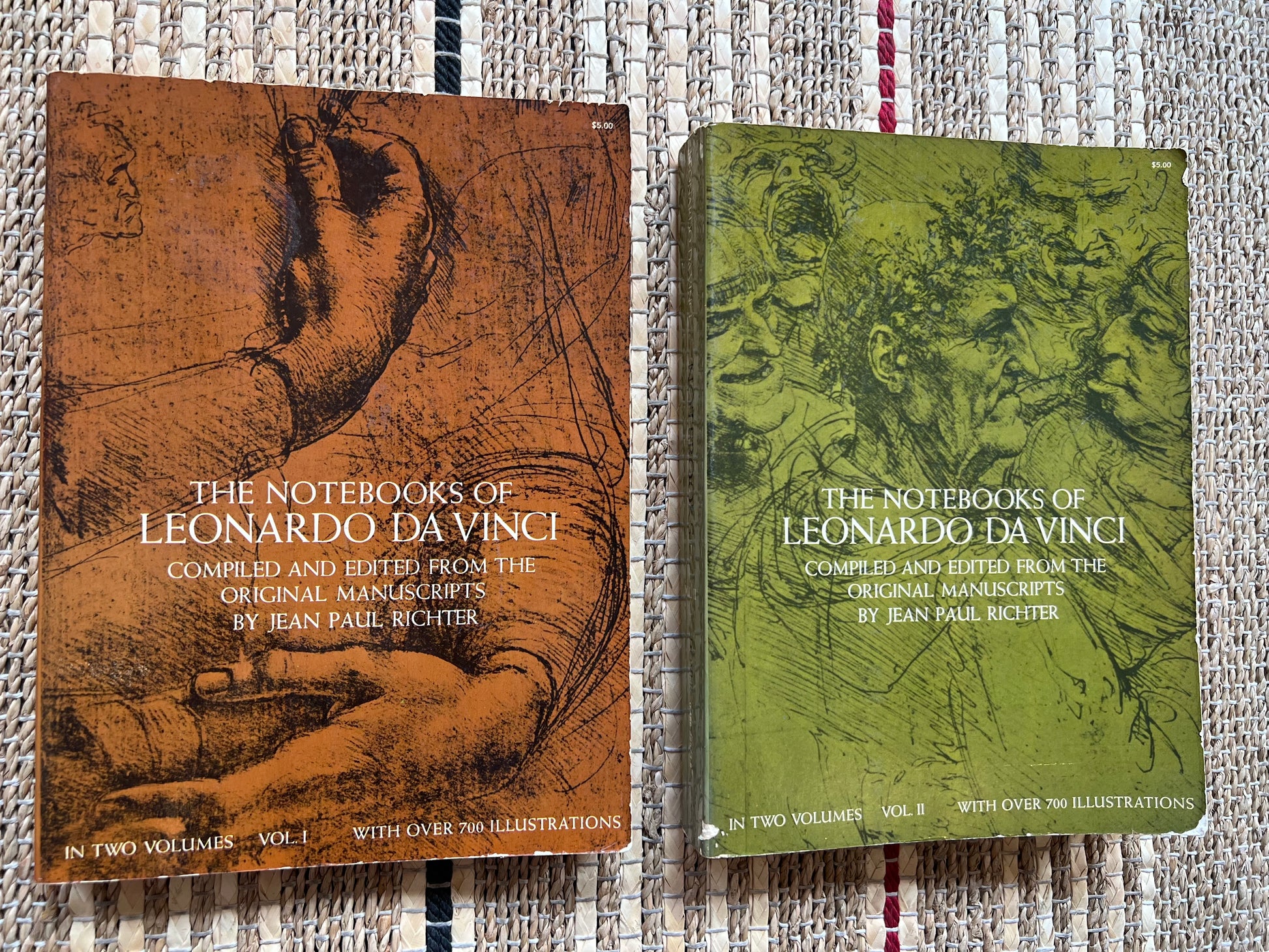 Notebooks of Leonardo DaVinci in 2 Volumes