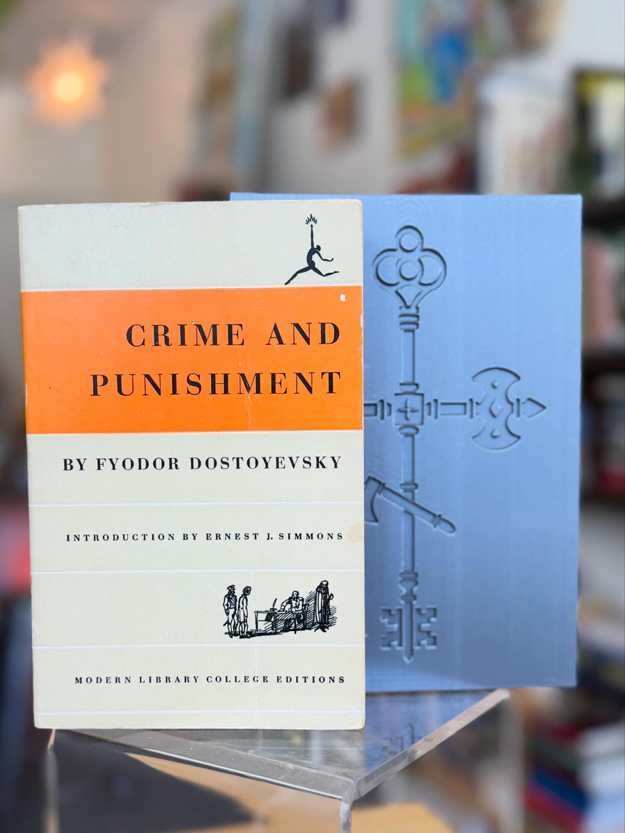 Crime and Punishment Bookshell + Book