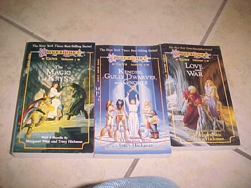 Dragonlance Tales Series -3 Volumes - 1. The Magic of Krynn, 2. Kender, Gully Dwarves, and Gnomes, 3. Love and War [Paperback] Margaret Weis and Tracy Hickman