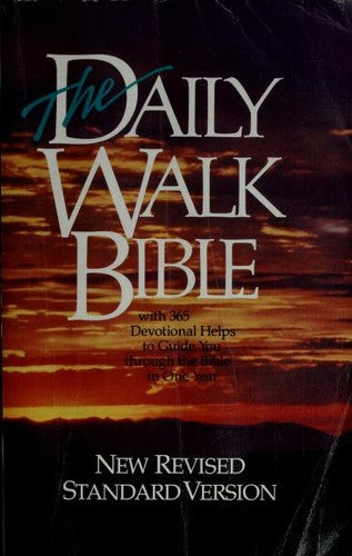 Daily Walk Bible [Hardcover] Anonymous