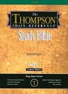 Thompson Chain-Reference Bible King James Version/Large Print/Plain/Deluxe Black Leather Thompson Frank C
