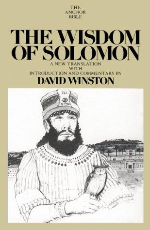 The Wisdom of Solomon: A New Translation with Introduction and Commentary (The Anchor Bible, Vol. 43) [Hardcover] Winston, David