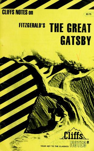 Fitzgerald's The Great Gatsby (Cliffs Notes) [Paperback] Northman, Phillip M.A.