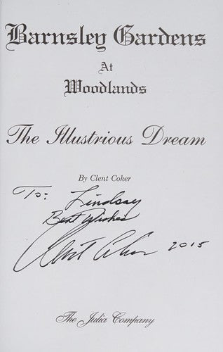 Barnsley Gardens at Woodlands [Hardcover] Clent Coker; A. Renee Dollar and Oscar Coker