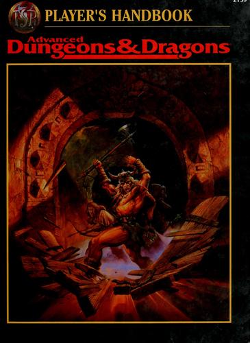 Player's Handbook Advanced Dungeons & Dragons (2nd Ed Fantasy Roleplaying) Cook, David Zeb