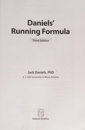 Daniels' Running Formula Daniels, Jack