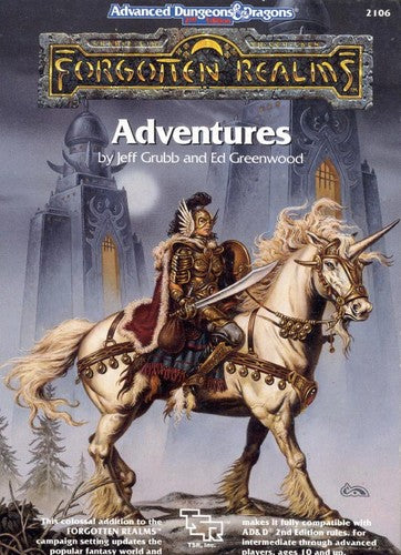 Forgotten Realms Adventures (Advanced Dungeons and Dragons Hardcover Accessory Rulebook) Grubb, Jeff