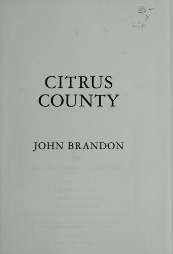 Citrus County Brandon, John