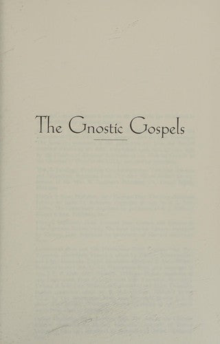 The Gnostic Gospels / Adam, Eve, and the Serpent / The Origins of Satan [Paperback] Elaine Pagels