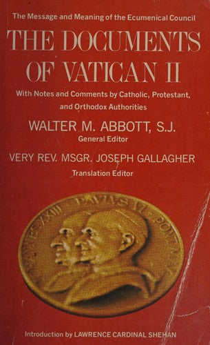 Documents of Vatican II Abbott, Walter M.