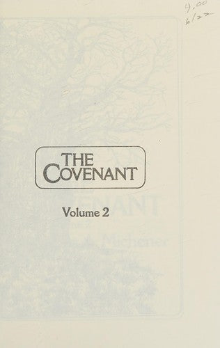 The Covenant: A Novel [Paperback] Michener, James A. and Berry, Steve