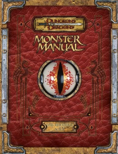Premium Dungeons & Dragons 3.5 Monster Manual with Errata Wizards RPG Team