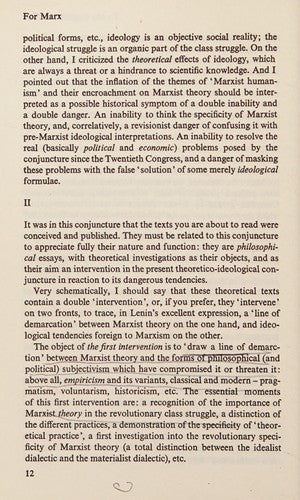 For Marx (Radical Thinkers) Althusser, Louis and Brewster, Ben