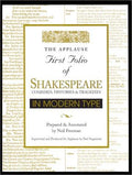 Applause First Folio of Shakespeare in Modern Type: Comedies, Histories & Tragedies (Applause Books) [Hardcover] Shakespeare, William