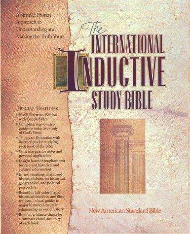 International Inductive Study Bible: New American Standard Bible [Hardcover] Harvest House